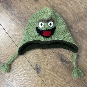 Sesame Street Oscar The Grouch Knitwits Handmade Toques Beanies Toddler Size